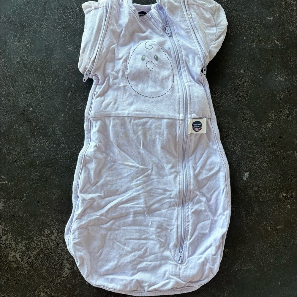 Purple Baby Sleep Sack with Zipper